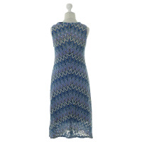Riani Gebreide jurk in blauwtinten