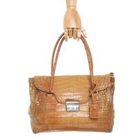 Jil Sander Handbag made of crocodile leather in beige