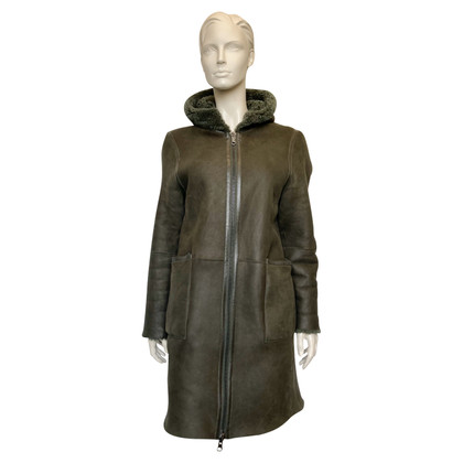 Arma Jacke/Mantel aus Leder in Khaki