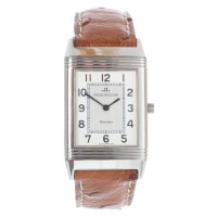 Jaeger Le Coultre Reverso Armbanduhr aus Stahl in Silbern