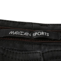 Marc Cain Pantaloni neri in pelle. Dimensione N2