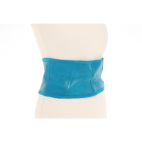 Gianni Versace Belt Leather in Turquoise