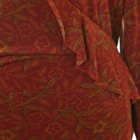Antik Batik Wickelkleid mit Muster