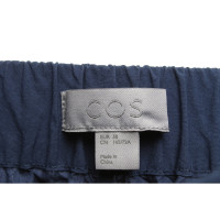 Cos Trousers Cotton in Blue