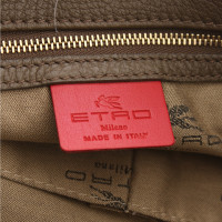 Etro Handtasche aus Leder in Taupe