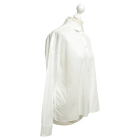 René Lezard Wide blouse in het wit