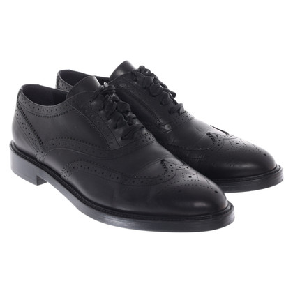 Burberry Lace-up shoes Leather in Black