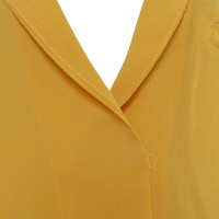 American Vintage Zijden blouse in geel