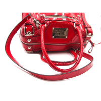 Dolce & Gabbana Shopper aus Lackleder in Rot