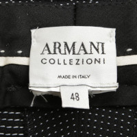 Armani Collezioni Hosenanzug mit weißen Punkten