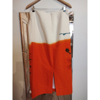Dries Van Noten Skirt Cotton in Orange