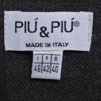 Piu & Piu Gray wool coat