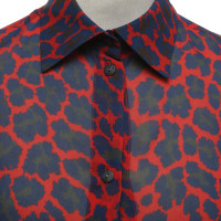 Christopher Kane Zijden blouse met patroon