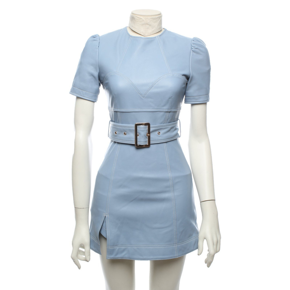 Alice Mc Call Dress Leather in Blue