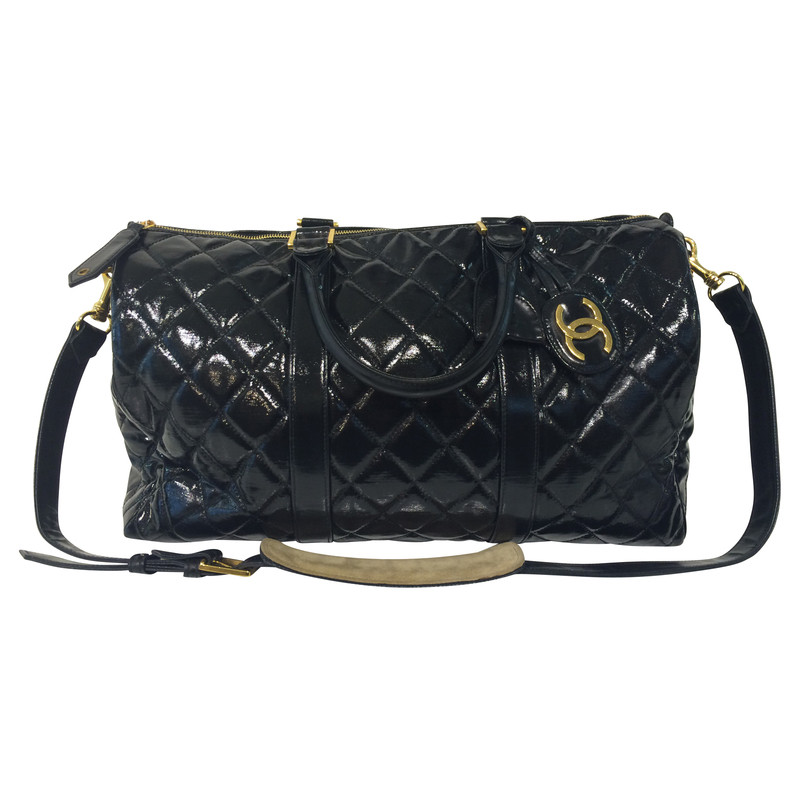 Chanel Patent leather travel bag - Buy Second hand Chanel Patent leather travel bag for €3,750.00