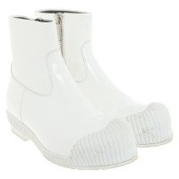 CALVIN KLEIN 205W39NYC Stivaletti in Pelle in Bianco