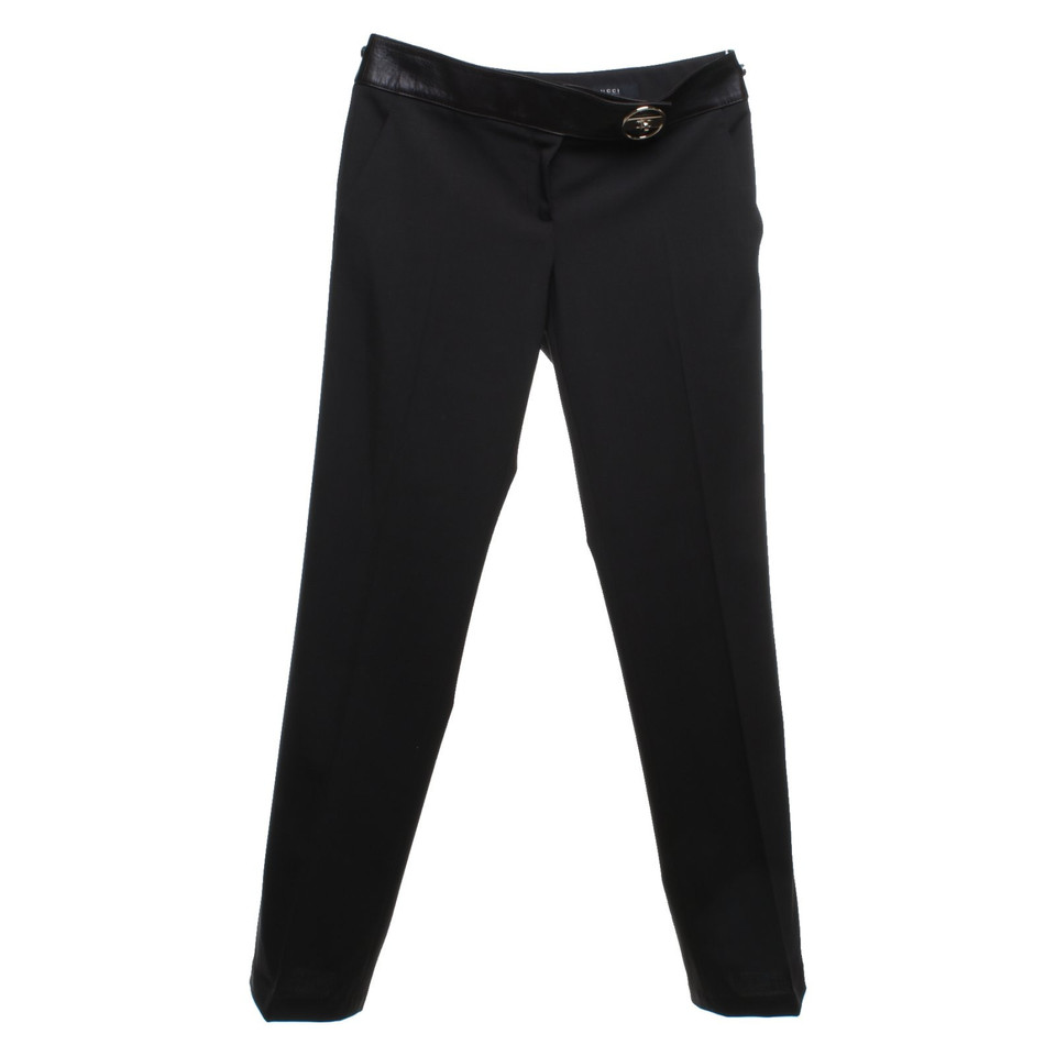 Gucci Trousers Wool in Brown