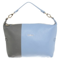 Furla Umhängetasche aus Leder in Blau