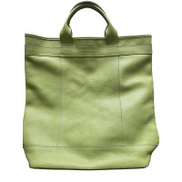 Longchamp Shopper Leather in Olive
