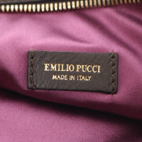 Emilio Pucci clutch in roze / bruin