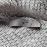 Ffc Strick aus Pelz in Grau
