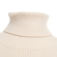 René Lezard Cream colored roll-neck sweater