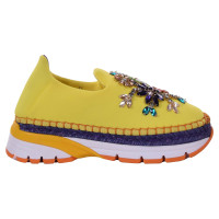 Dolce & Gabbana Sneaker Espadrillas in neoprene giallo