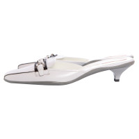 Prada  white loafer sandals 