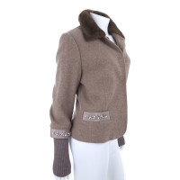 Nusco Wool jacket with Rhinestone/mink