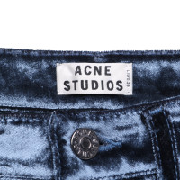 Acne trousers in blue