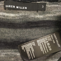 Karen Millen Gray cardigan with linen