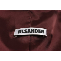 Jil Sander Jacket/Coat Wool in Bordeaux