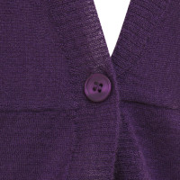 Allude Cashmere jacket in purple