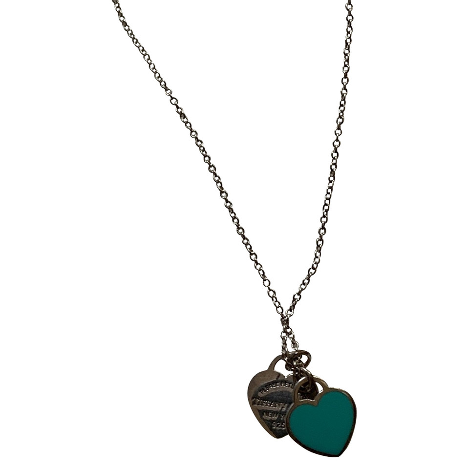 Tiffany & Co. Necklace Silver in Turquoise
