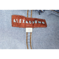 Alexa Chung Jacke/Mantel aus Baumwolle in Blau