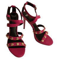 Versace Leren Purple Sandal