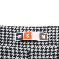 Msgm trousers with Pepita pattern