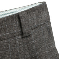 Giorgio Armani Marlene pantalon en gris avec motif en losange