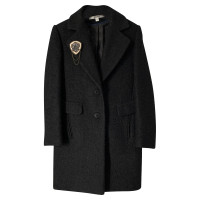 Dkny Veste/Manteau en Laine en Noir