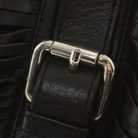 Kaviar Gauche Handtasche aus schwarzem Leder