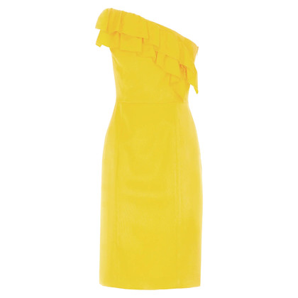 Genny Kleid aus Viskose in Gelb