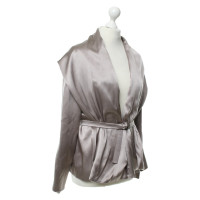 Moschino Cheap And Chic Blazer aus Seide in Taupe