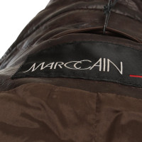 Marc Cain Leather Jacket in Bruin