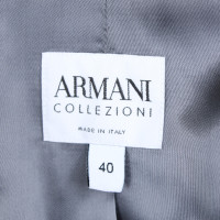 Armani Collezioni Manteau en gris foncé