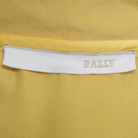Bally zijden jurk geel