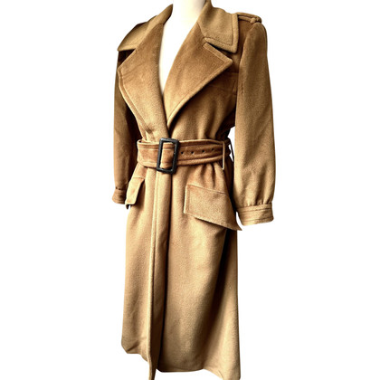 Saint Laurent Jacket/Coat Wool in Brown