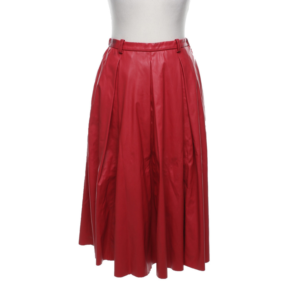Au Jour Le Jour Skirt in Red