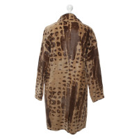 Hugo Boss Fur coat with animal print