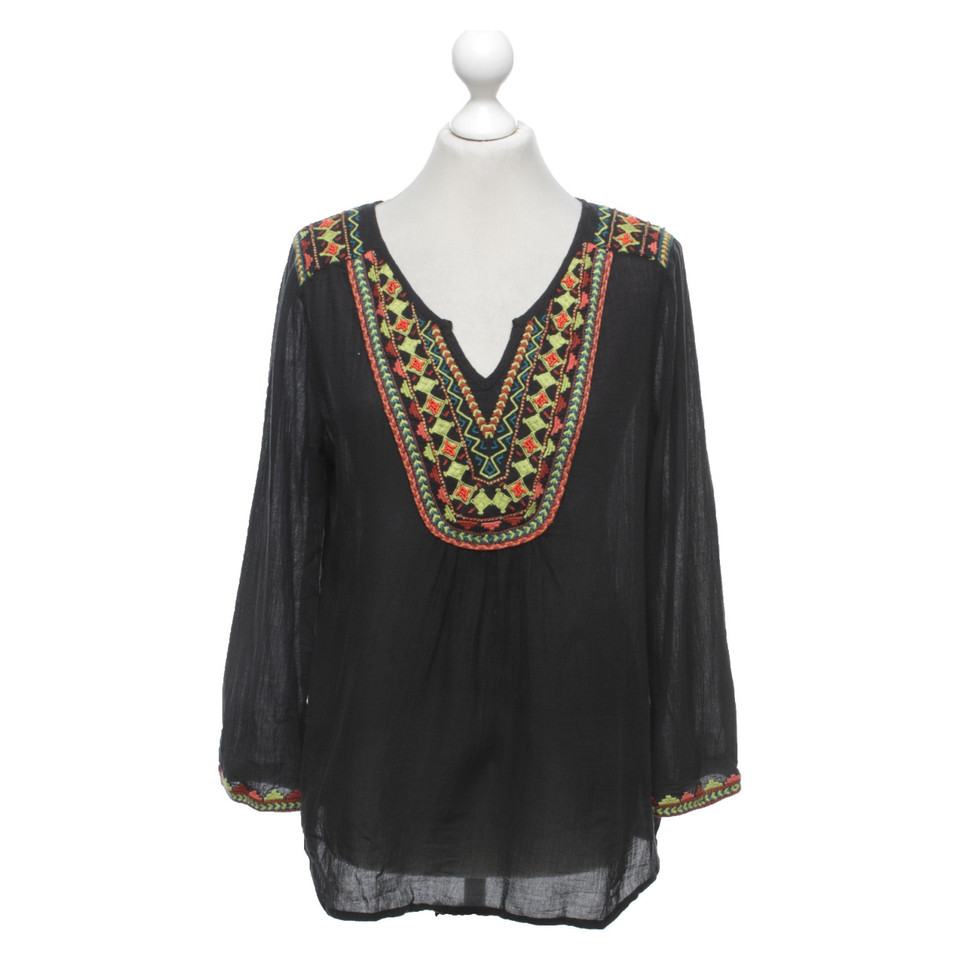 Velvet Tunic with embroidery
