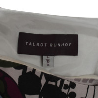 Talbot Runhof Jurk met patroon